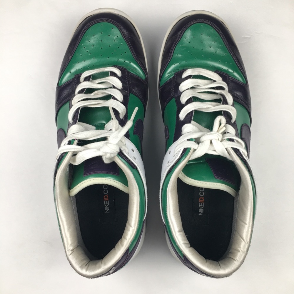 Y2K Nike Dunk Low Premium iD Joker Purple Green Men’s 11.5 Vintage Nikes Dunks - Picture 5 of 16